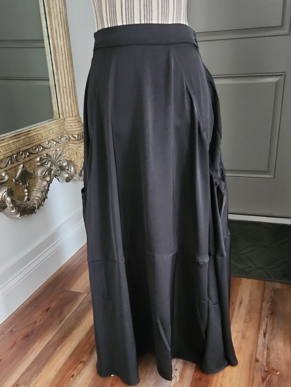 Brave+True Black Kindred Maxi Skirt with Side Pockets